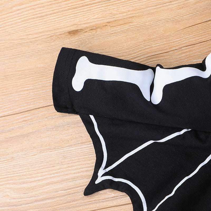 Little Gigglers World Halloween Bat One-piece Baby Rompers Suit