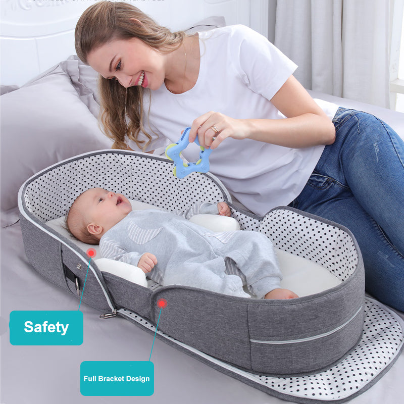 Little Gigglers World Portable Multifunctional Crib Bed