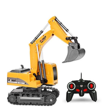 Little Gigglers World Remote Control Excavator for Construction Boy Toy