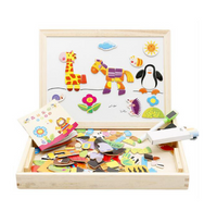 Little Gigglers World Kids Multifunctional Magnetic Puzzle Drawing Board