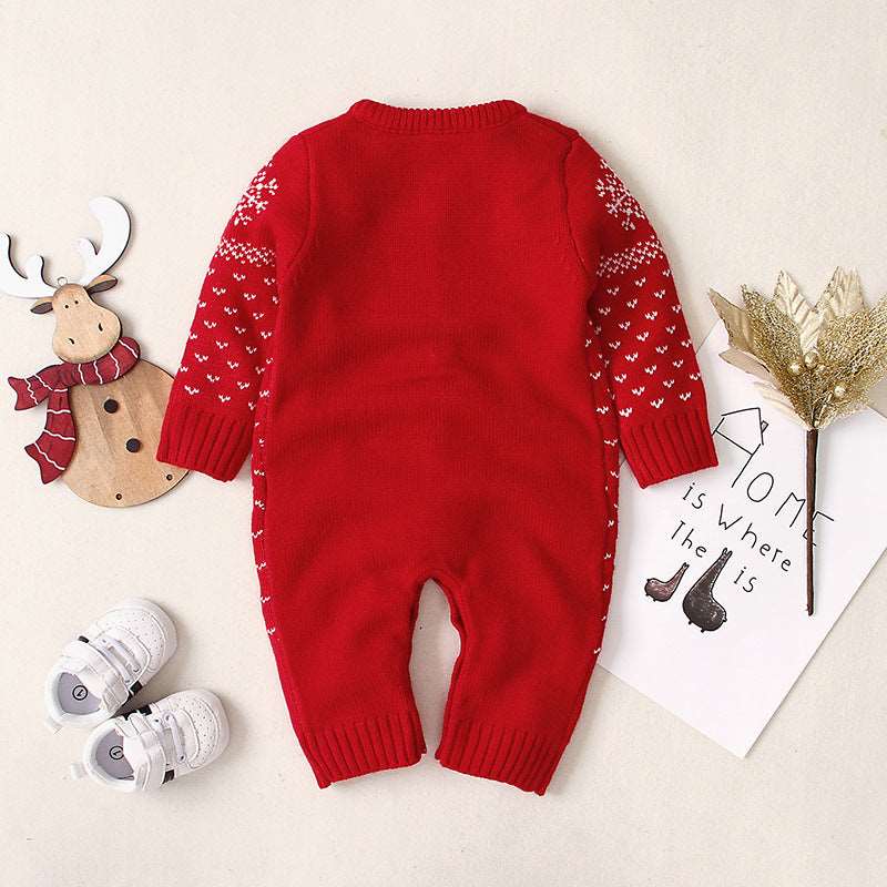 Little Gigglers World Unisex Baby Toddler Christmas Warm Romper