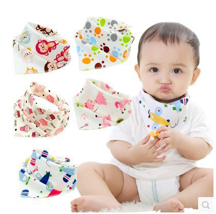 Little Gigglers World Waterproof Cotton Baby Bandana Bibs