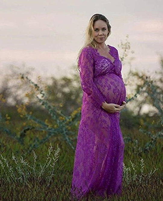 Little Gigglers World Sexy Pregnant Women's Maternity Photography Dress