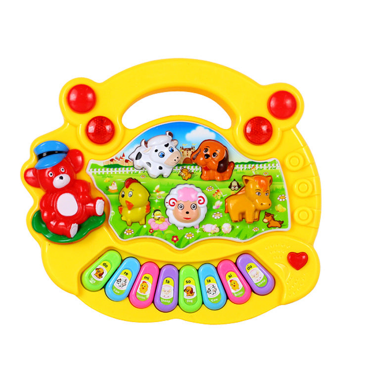 Little Gigglers World Educational Farm Animal Keyboard Musical Toy