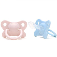 Little Gigglers World Newborn Baby Silicone Super Soft Flat Head Pacifier