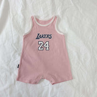 Little Gigglers World Summer Baby Lakers Vest Tops Bodysuit