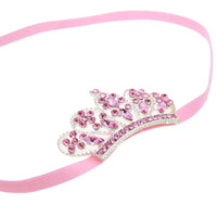 Little Gigglers World Baby Thin Rhinestone Crown Headband