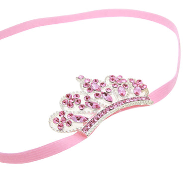 Little Gigglers World Baby Thin Rhinestone Crown Headband