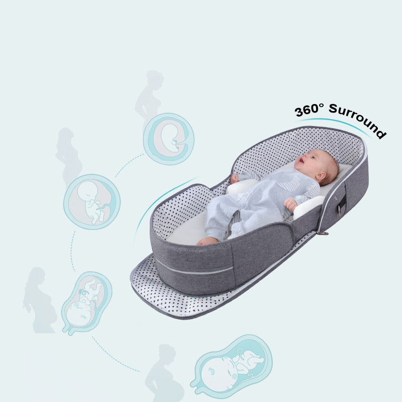 Little Gigglers World Portable Multifunctional Crib Bed