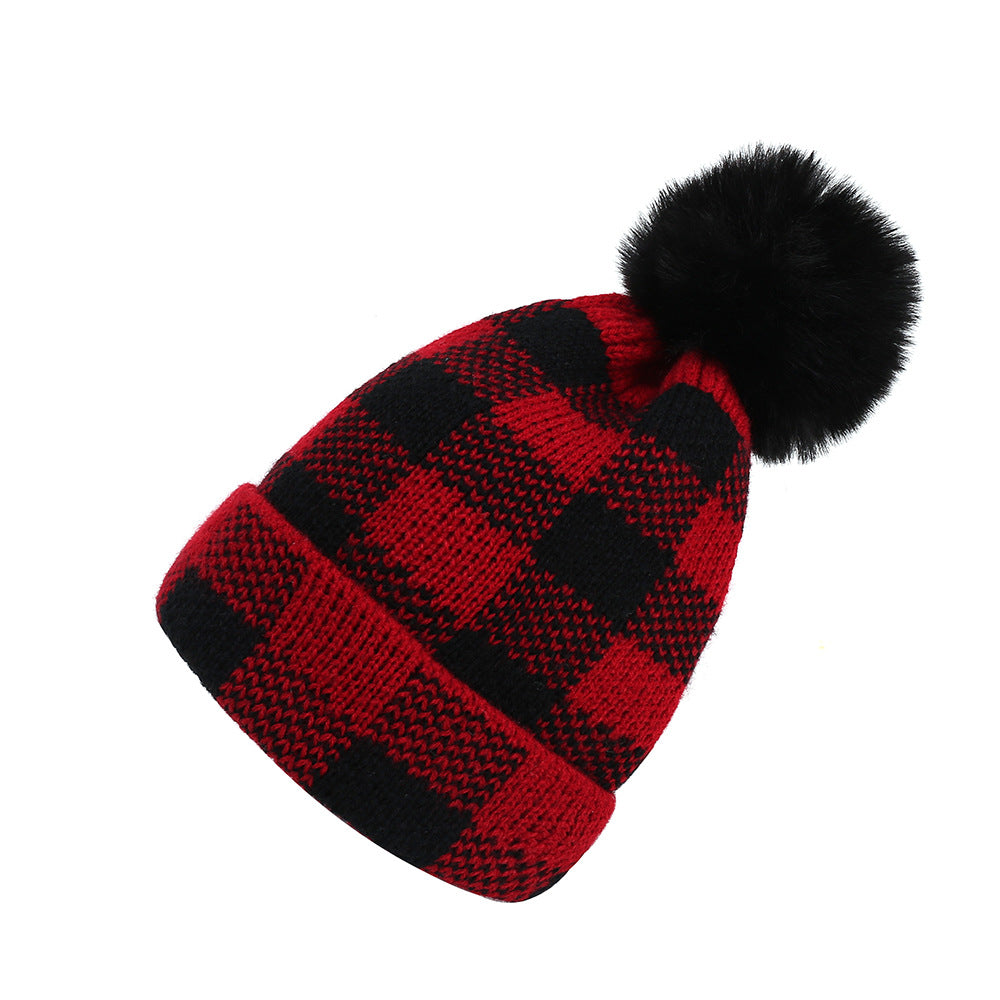 Little Gigglers World Cute Wool Ball Knit Beanie Hat