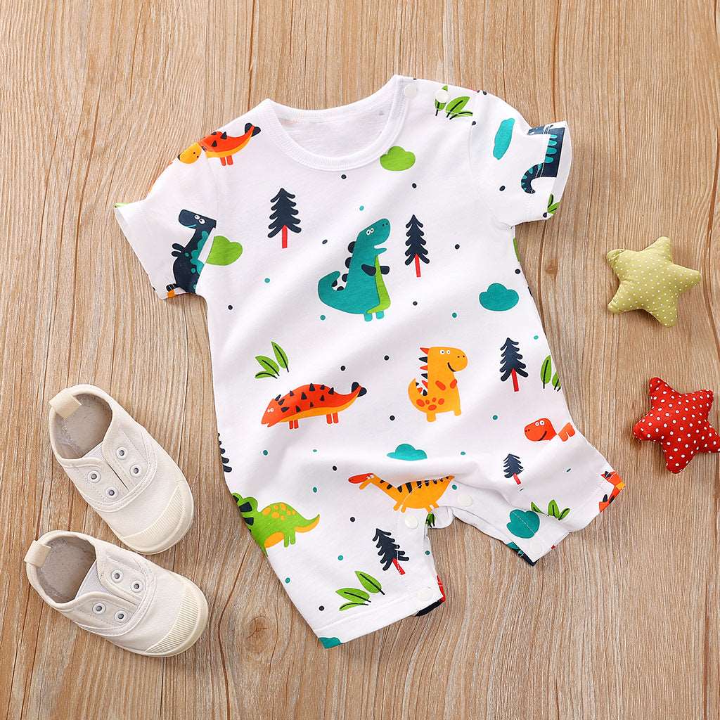 Little Gigglers World Baby Short-sleeved Funky Romper