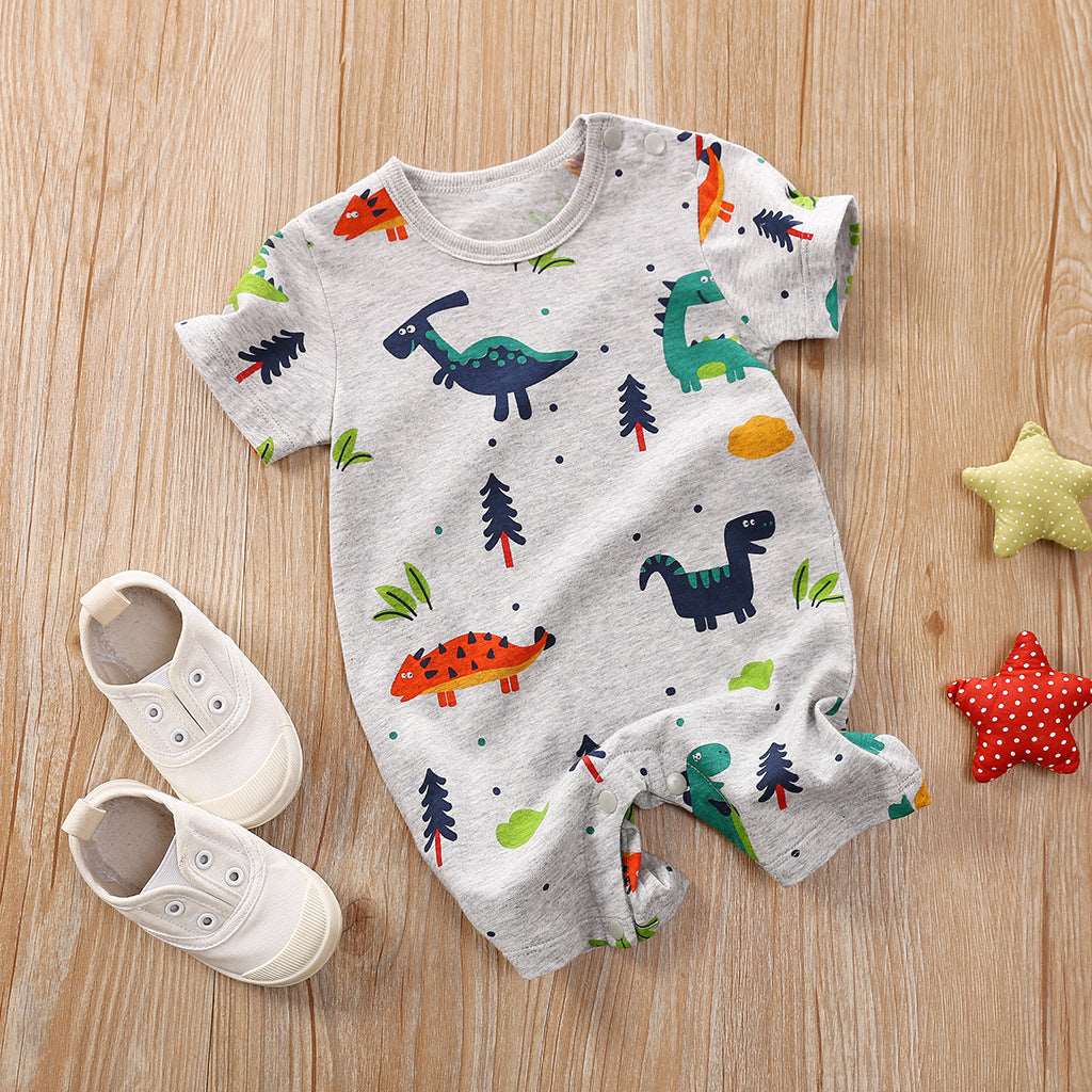 Little Gigglers World Baby Short-sleeved Funky Romper