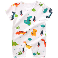 Little Gigglers World Baby Short-sleeved Funky Romper