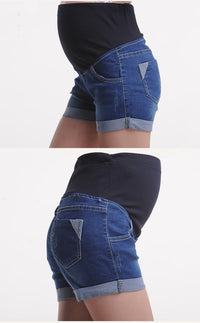 Little Gigglers World Maternity Premium Denim Shorts