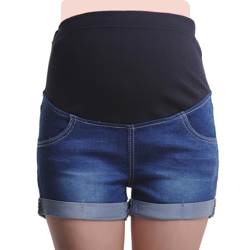 Little Gigglers World Maternity Premium Denim Shorts