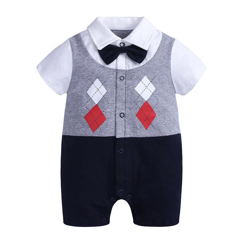 Little Gigglers World Baby Toddler Boy Gentleman Romper