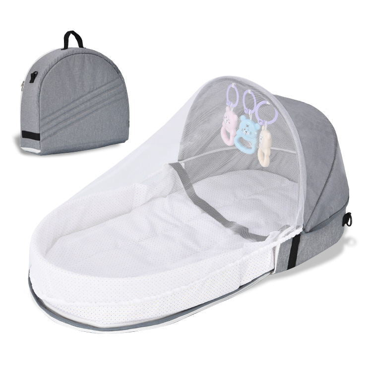 Little Gigglers World Newborn Baby Isolation Portable Travel Crib