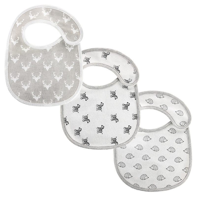 Little Gigglers World Baby 3 Pack Bibs