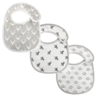 Little Gigglers World Baby 3 Pack Bibs