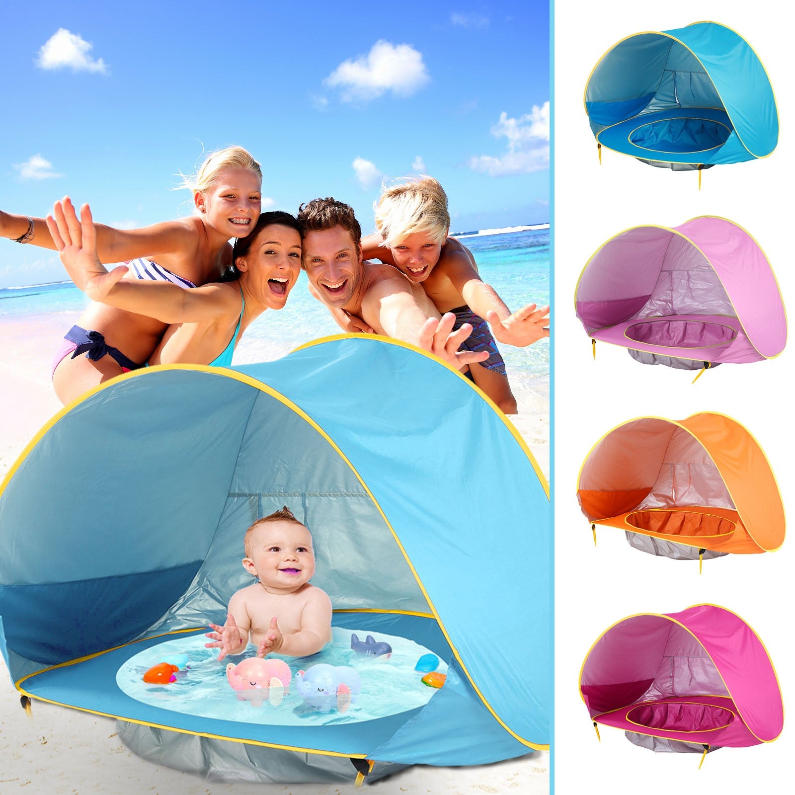 Little Gigglers World Outdoor Camping Beach Sun UV-protecting Kids Tent