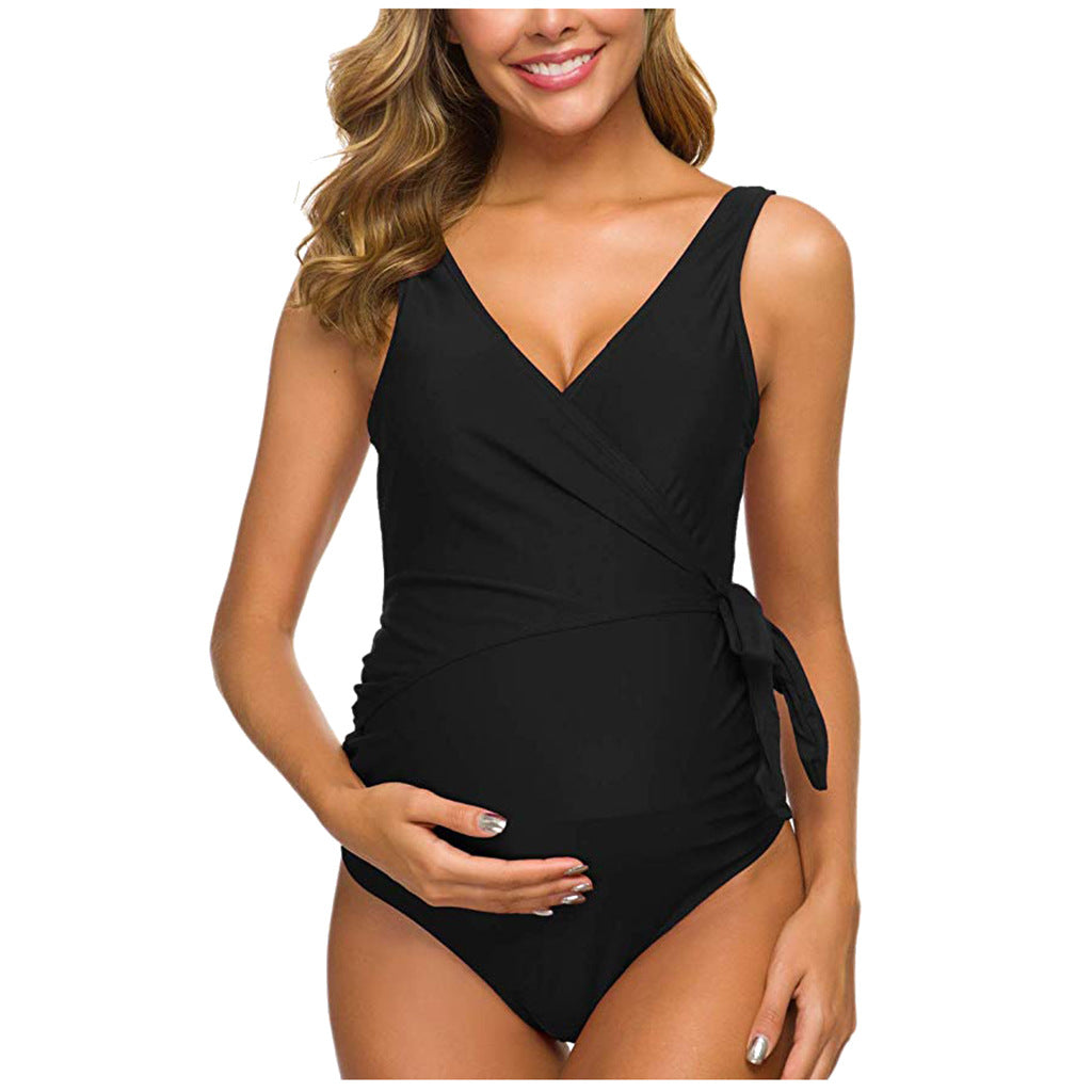 Little Gigglers World Sexy Pregnant Women One-Piece Swimwear