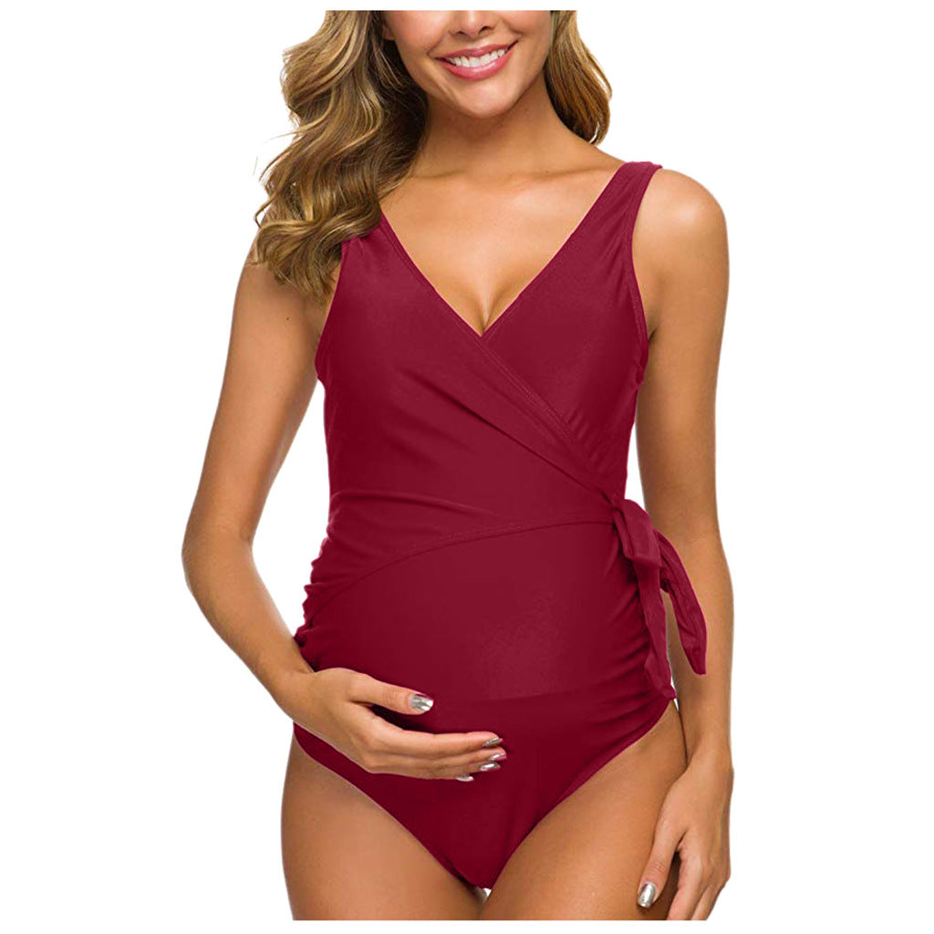 Little Gigglers World Sexy Pregnant Women One-Piece Swimwear