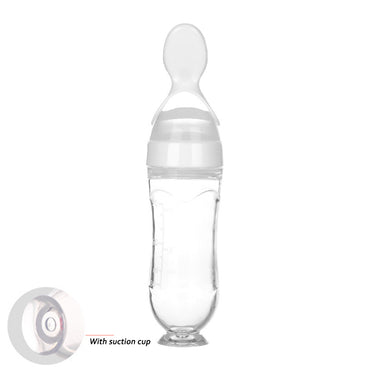 Little Gigglers World Baby Toddler Silicone Squeeze Feeding Bottle