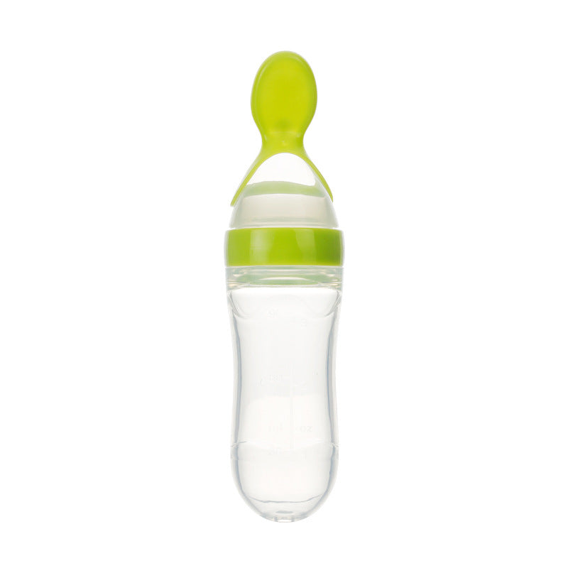 Little Gigglers World Baby Toddler Silicone Squeeze Feeding Bottle