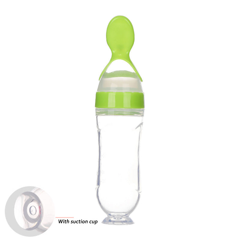 Little Gigglers World Baby Toddler Silicone Squeeze Feeding Bottle