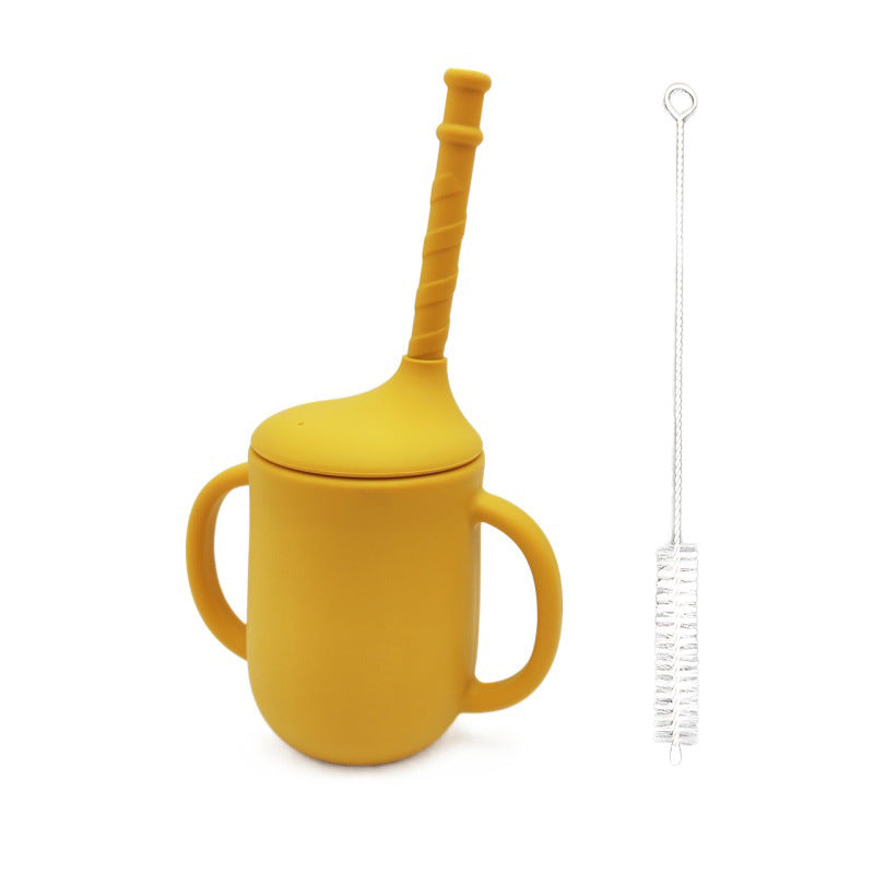 Little Gigglers World Baby Silicone Drinking Cup with Straw