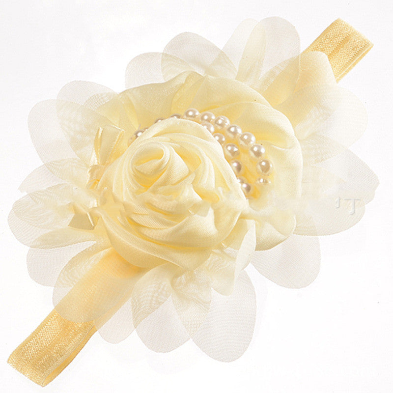 Little Gigglers World Baby Chiffon Flower Headband