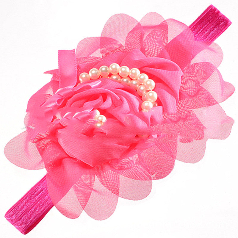 Little Gigglers World Baby Chiffon Flower Headband