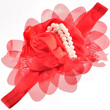 Little Gigglers World Baby Chiffon Flower Headband