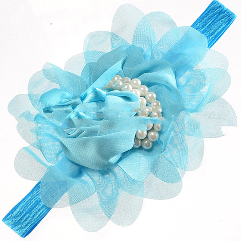 Little Gigglers World Baby Chiffon Flower Headband