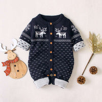 Little Gigglers World Unisex Baby Toddler Christmas Warm Romper