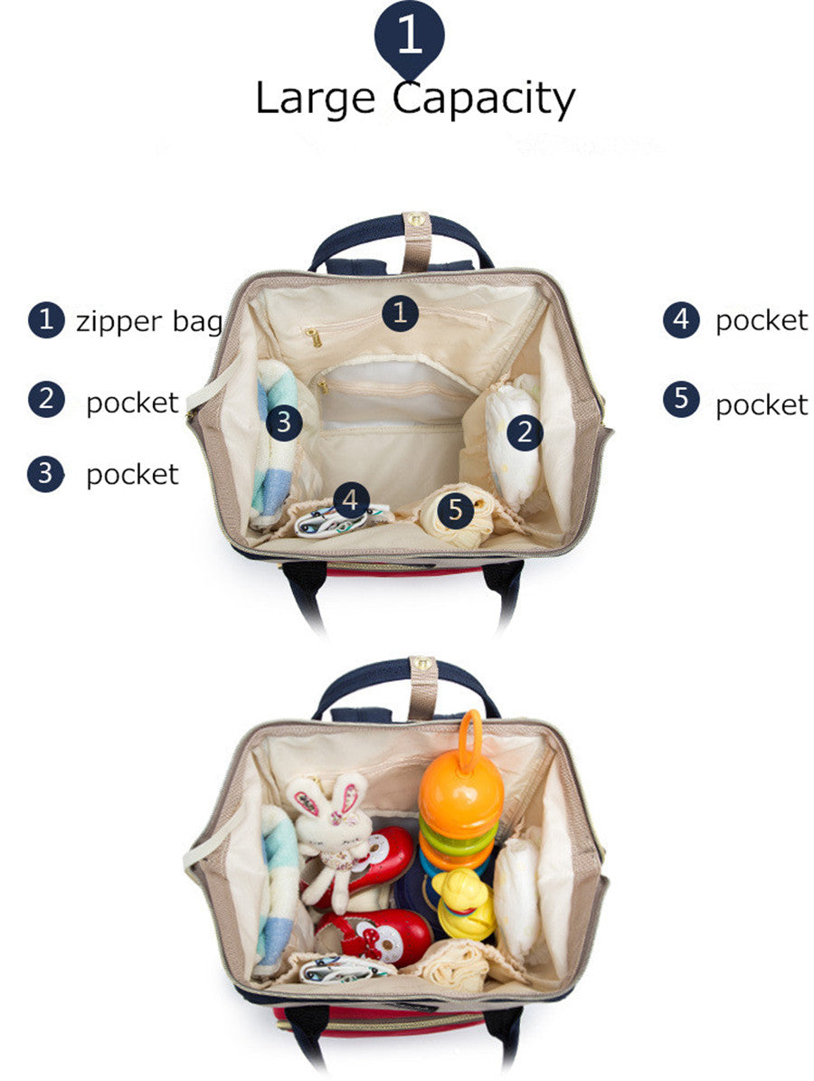 Little Gigglers World Mummy Multi-function Large Backpack