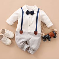 Little Gigglers World Baby Toddler Boy Gentleman Party Romper