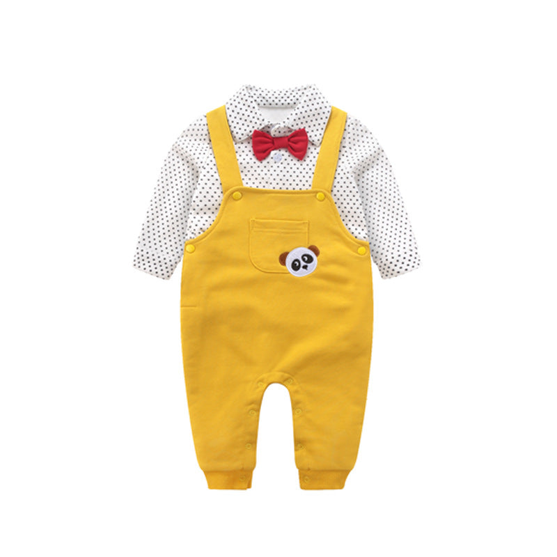 Little Gigglers World Unisex Baby Toddler Gentleman Party Romper