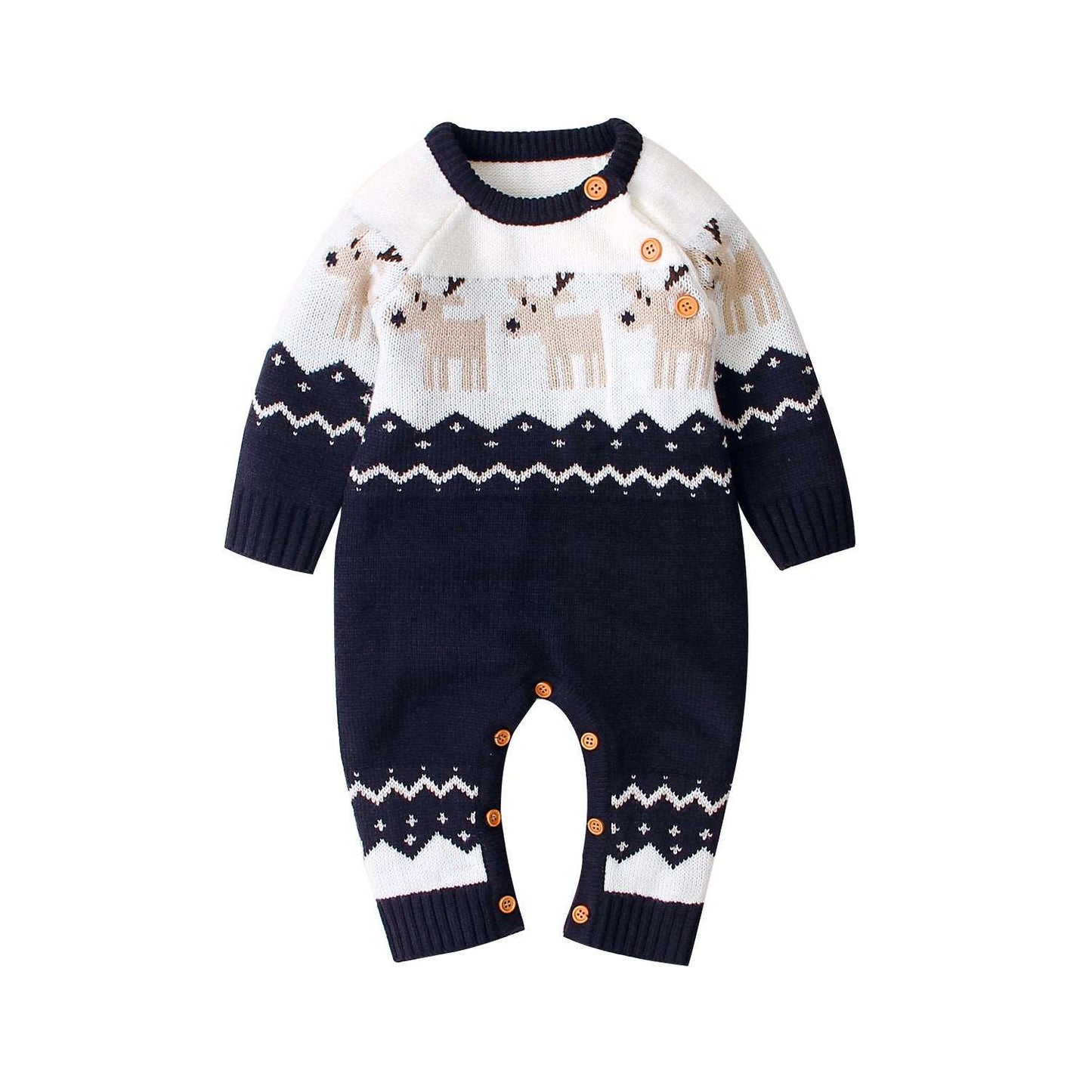 Little Gigglers World Autumn Winter Unisex Christmas Romper