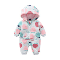 Little Gigglers World Baby Warm Thick Romper