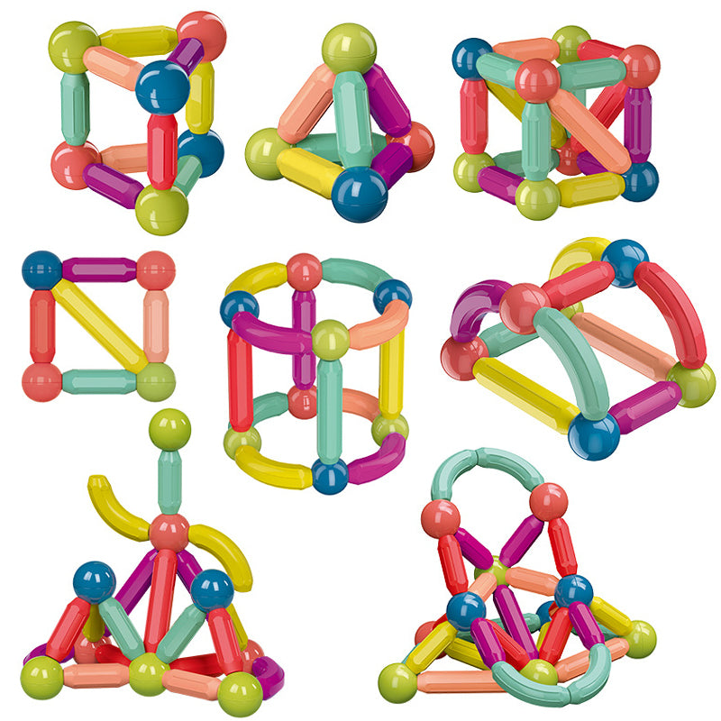 Little Gigglers World Baby Magnetic Stick Building Blocks Set