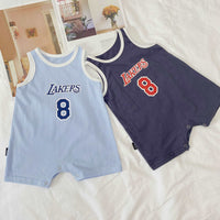 Little Gigglers World Summer Baby Lakers Vest Tops Bodysuit