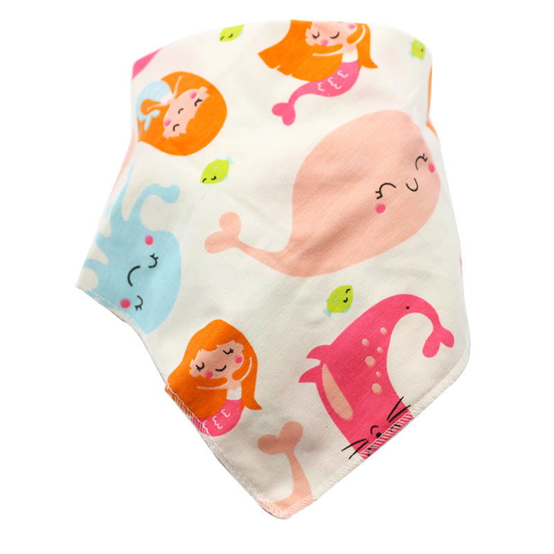 Little Gigglers World Waterproof Cotton Baby Bandana Bibs