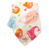 Little Gigglers World Waterproof Cotton Baby Bandana Bibs