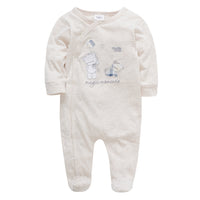 Little Gigglers World Unisex Newborn Baby Fleece Romper