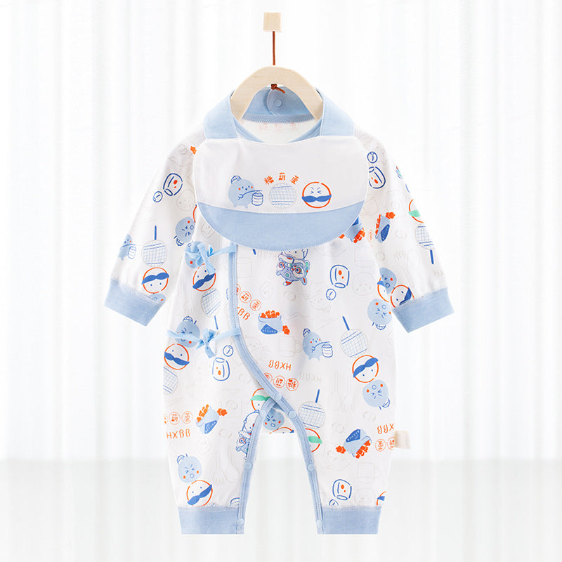 Little Gigglers World Unisex Premium Newborn Baby Romper & mouth towel