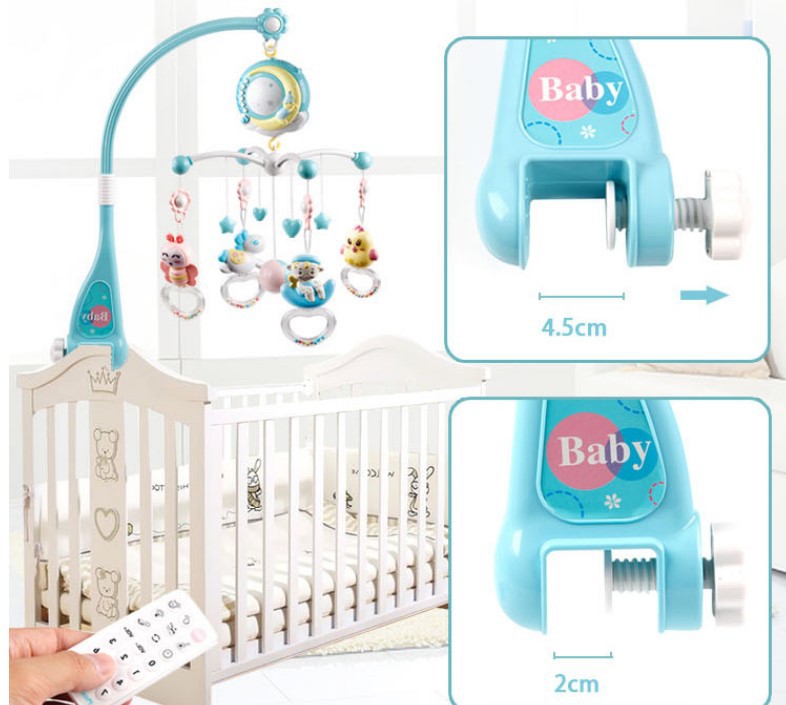 Little Gigglers World Baby Rattles Crib Musical Toy