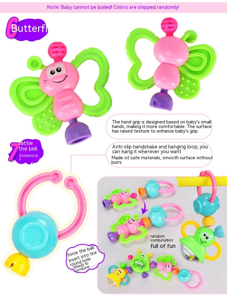 Little Gigglers World Newborn Baby Toddler Early Childhood Education Rattle Teether