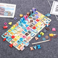 Little Gigglers World Montessori Educational Math Alphabets Wooden Toys