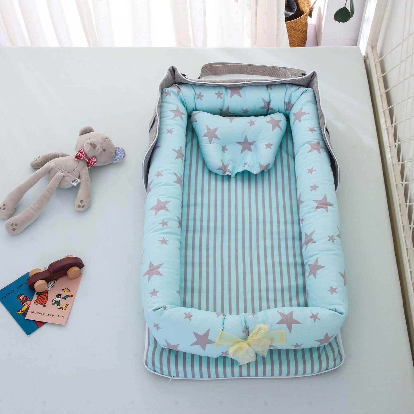 Little Gigglers World Portable Travel Bed Crib